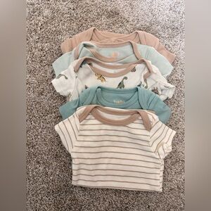 Baby Gear Beige Baby Onesie